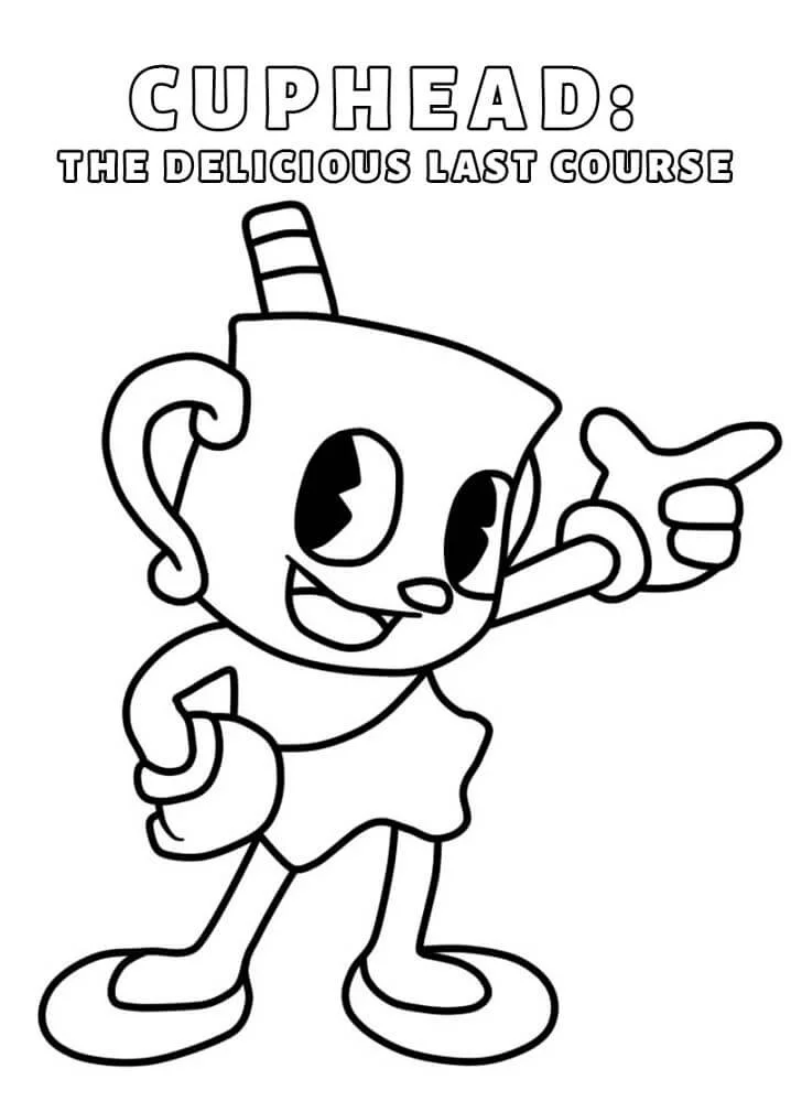 Desenhos de Cuphead Para Colorir 6