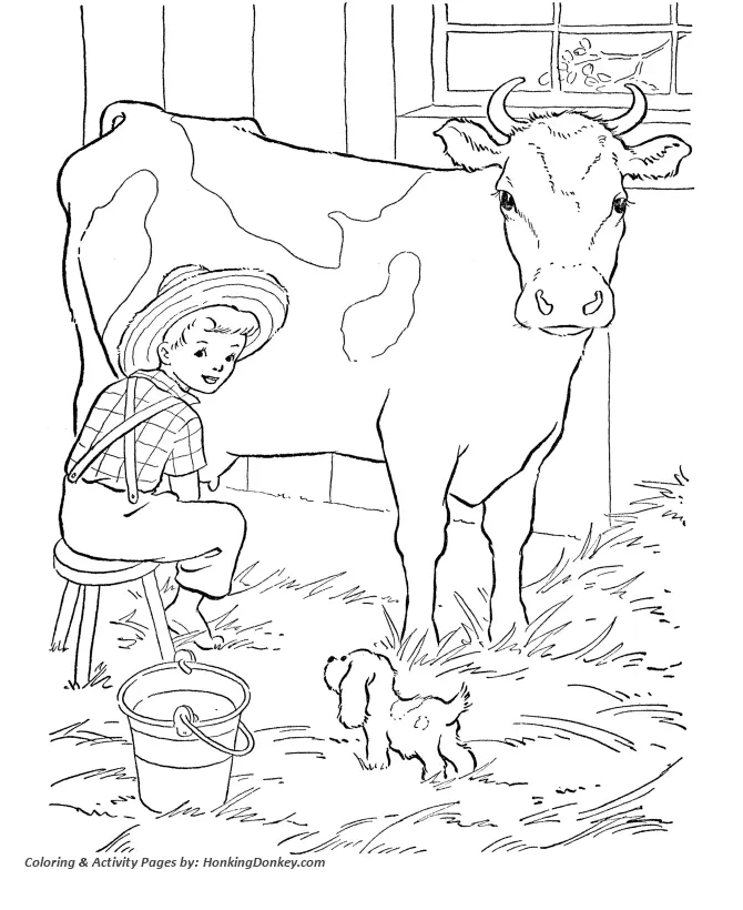 Vacas Lindas Para Colorear 16