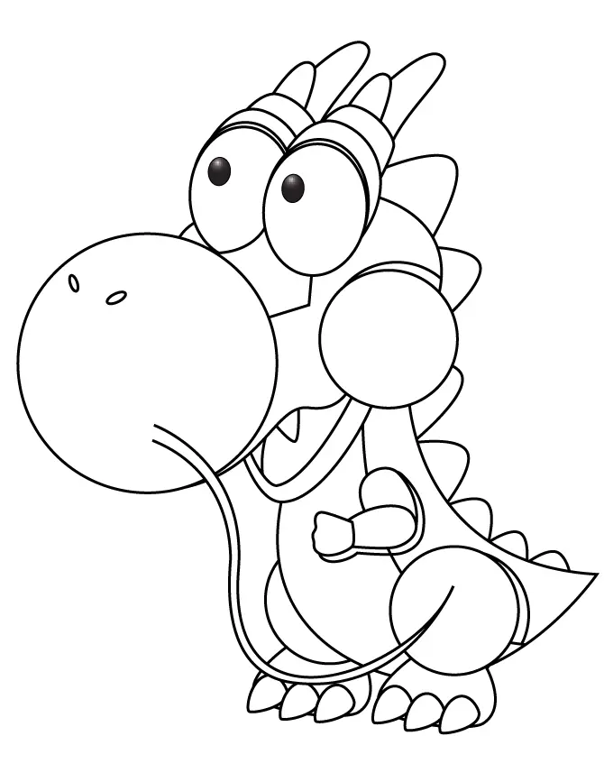 Niedliche Drachen Ausmalbilder 26