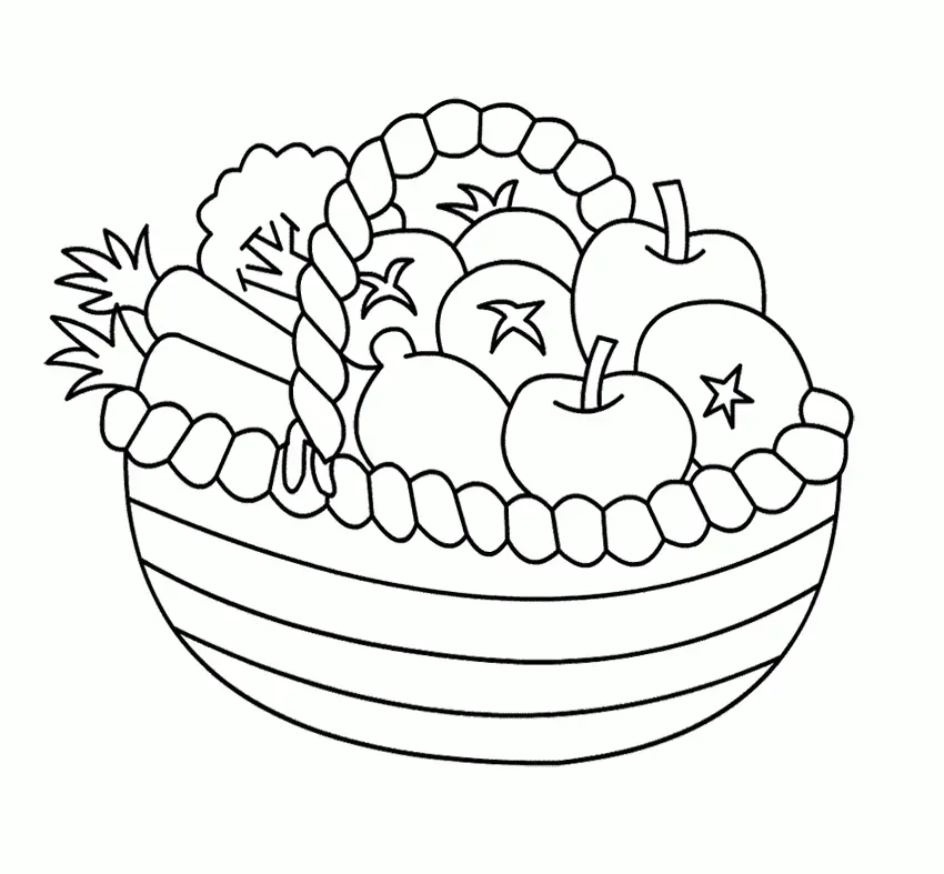 Frutas Lindas Para Colorear 29