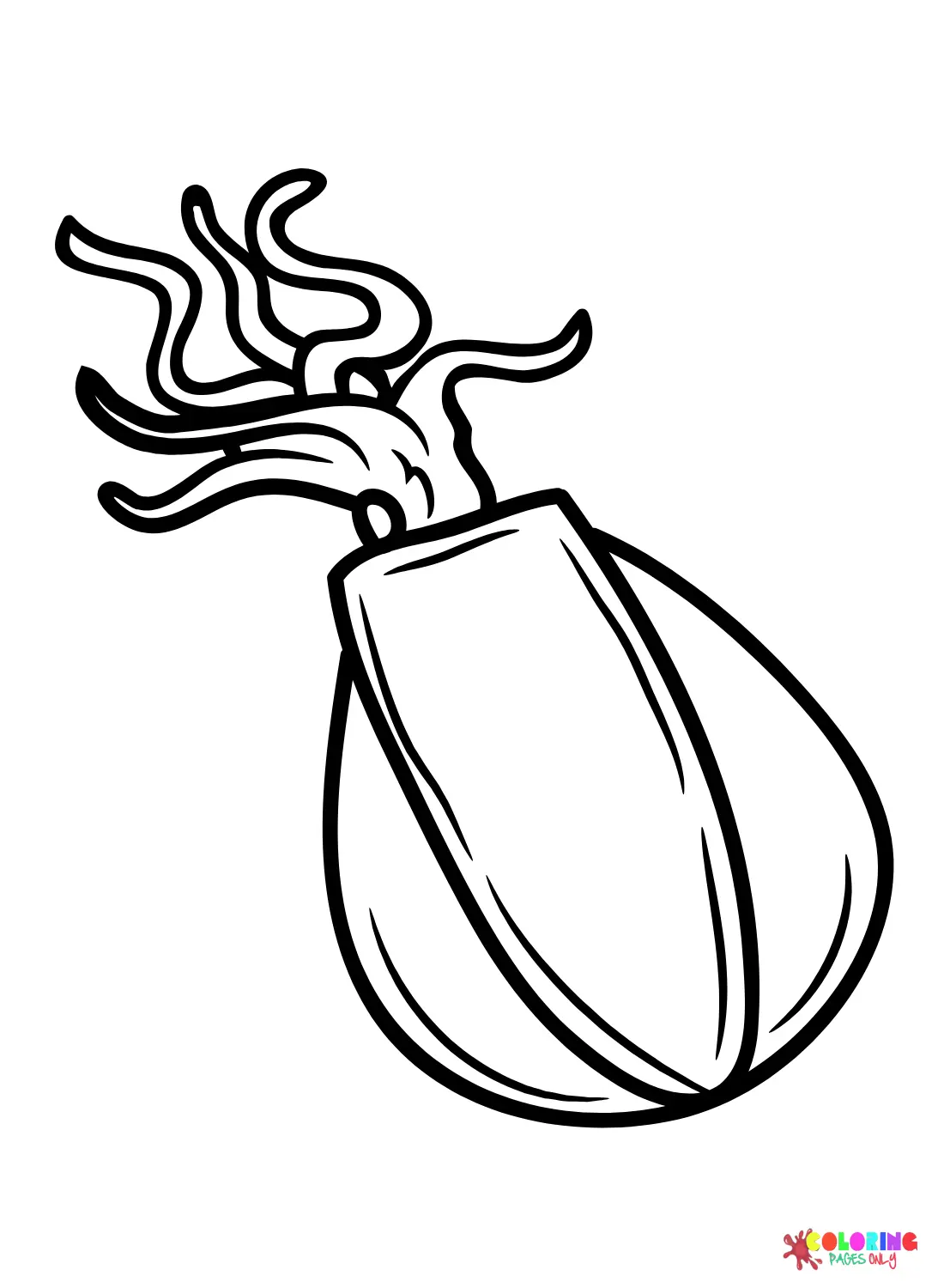 Tintenfisch Ausmalbilder 16