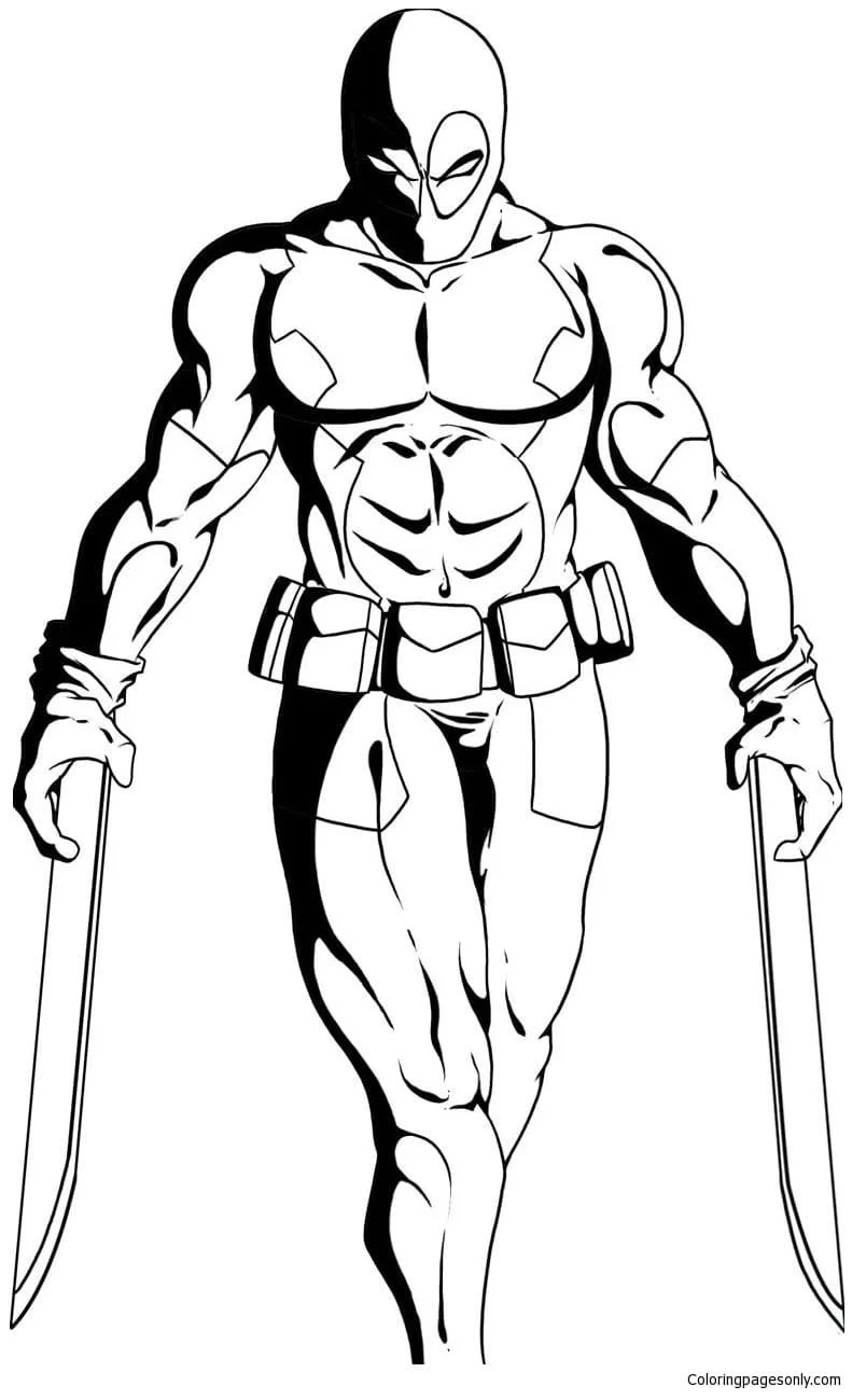 Deadpool Ausmalbilder 49