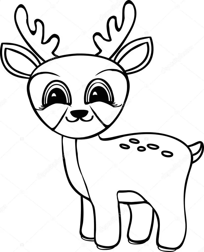 Deer Coloring Pages 46
