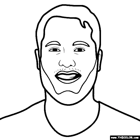 Derrick Henrique Para Colorir 4