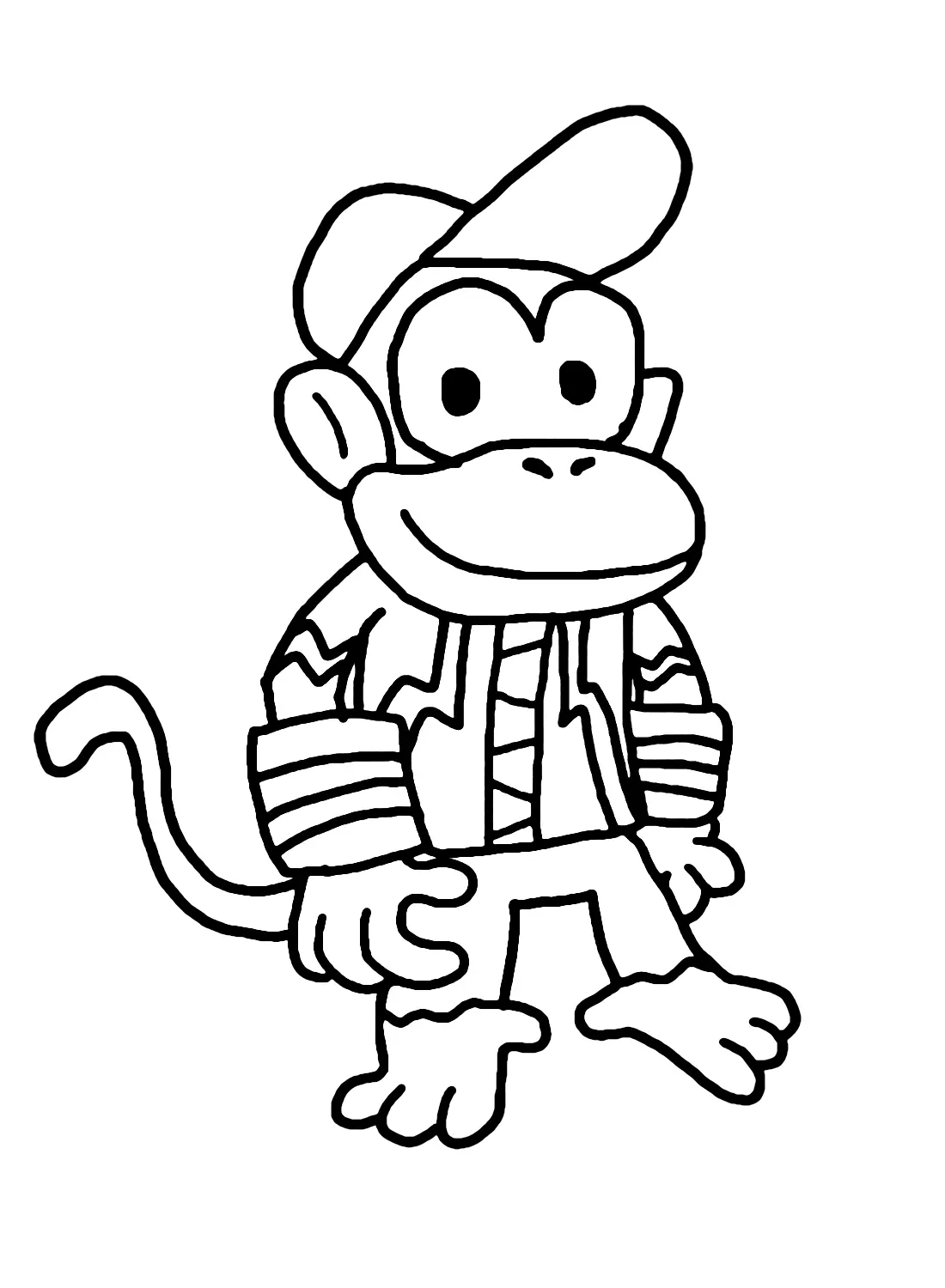 Diddy Kong Ausmalbilder