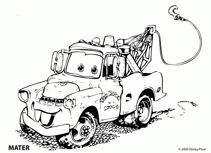 Disney Cars Coloring Pages 12