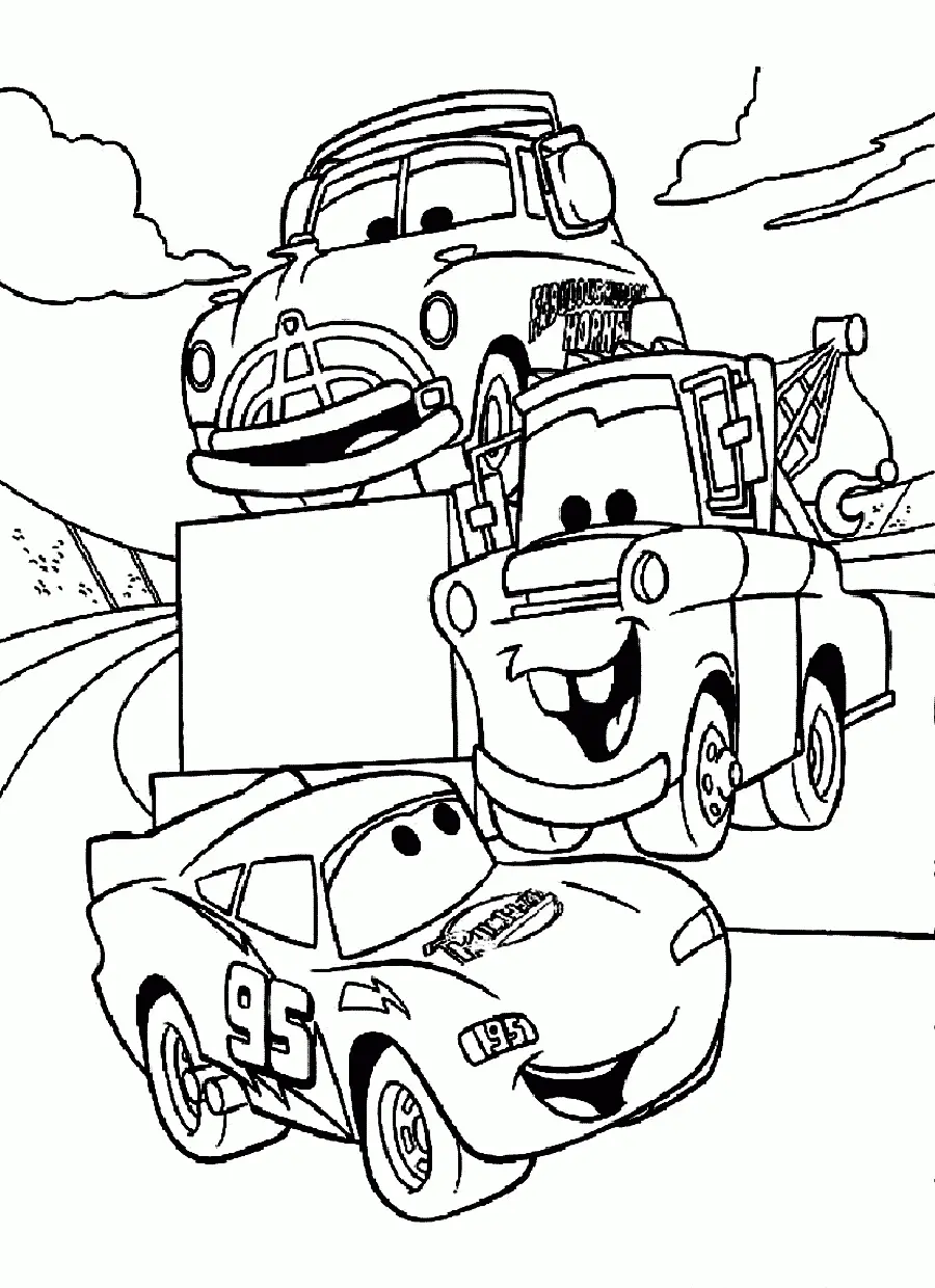 Disney Cars Coloring Pages 9