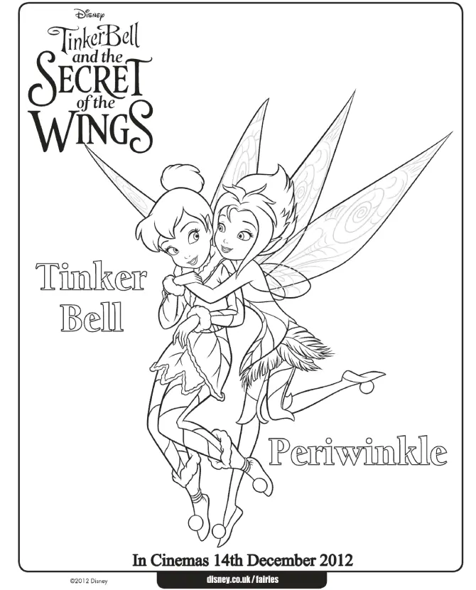 Disney Fairies Coloring Pages 13