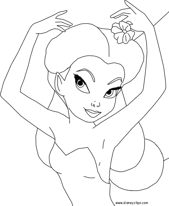 Disney Fairies Coloring Pages 14