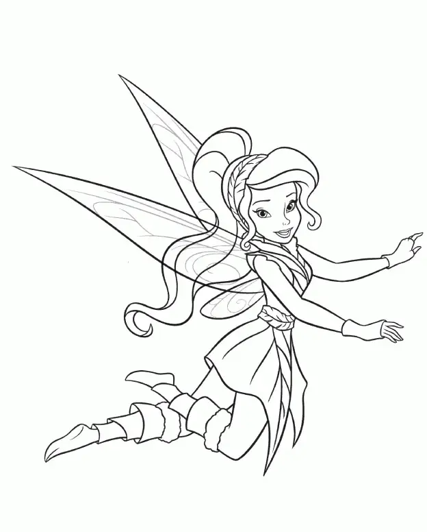 Disney Fairies Coloring Pages 39