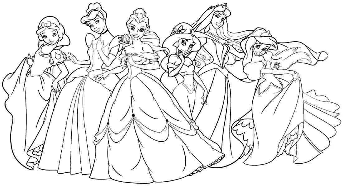 Disney Prinzessinnen Ausmalbilder 2