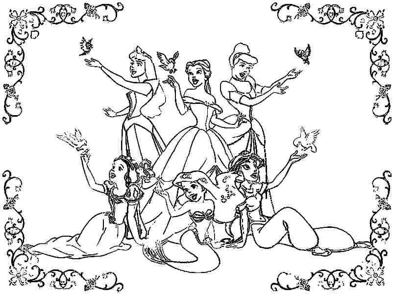 Disney Prinzessinnen Ausmalbilder 25