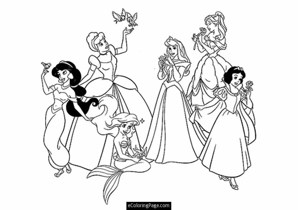 Disney Prinzessinnen Ausmalbilder 31
