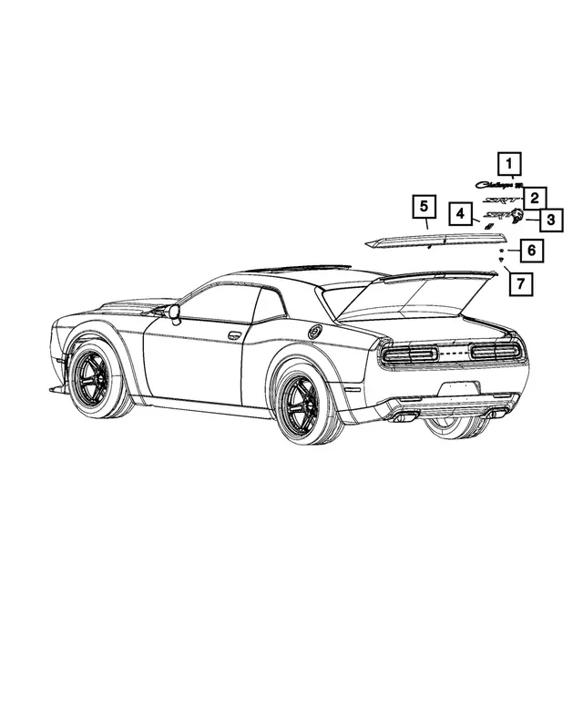 Dodge Hellcat Ausmalbilder 11