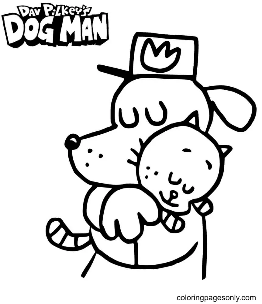Hundemann Ausmalbilder 17