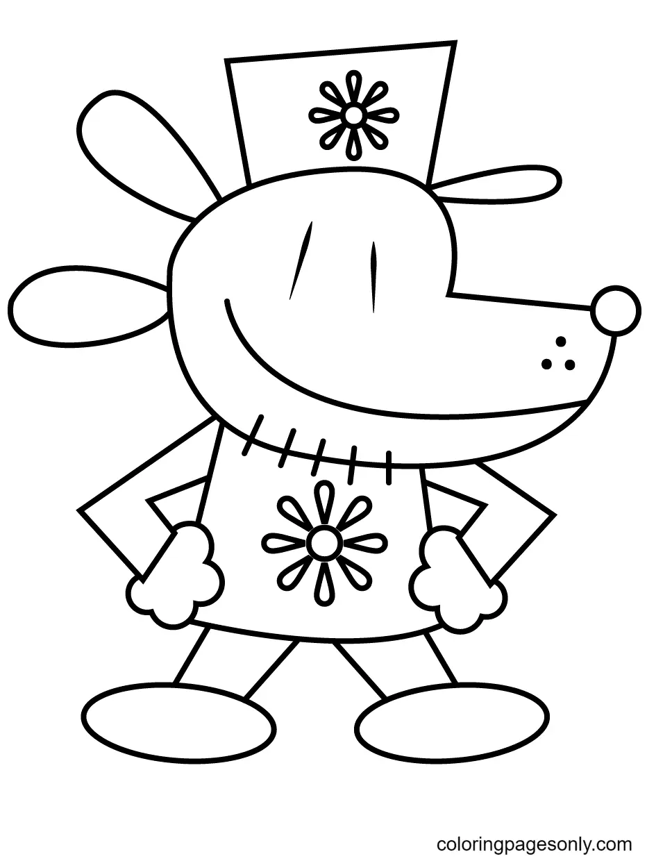 Hundemann Ausmalbilder 27