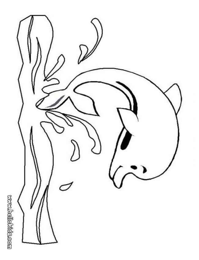 Desenhos de Golfinhos Para Colorir 25