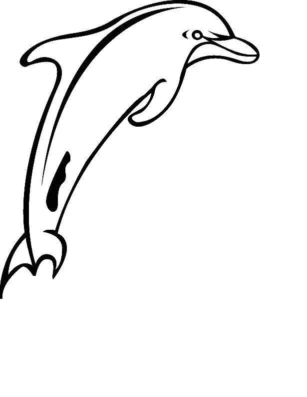 Desenhos de Golfinhos Para Colorir 37