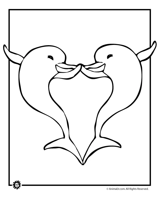 Desenhos de Golfinhos Para Colorir 5