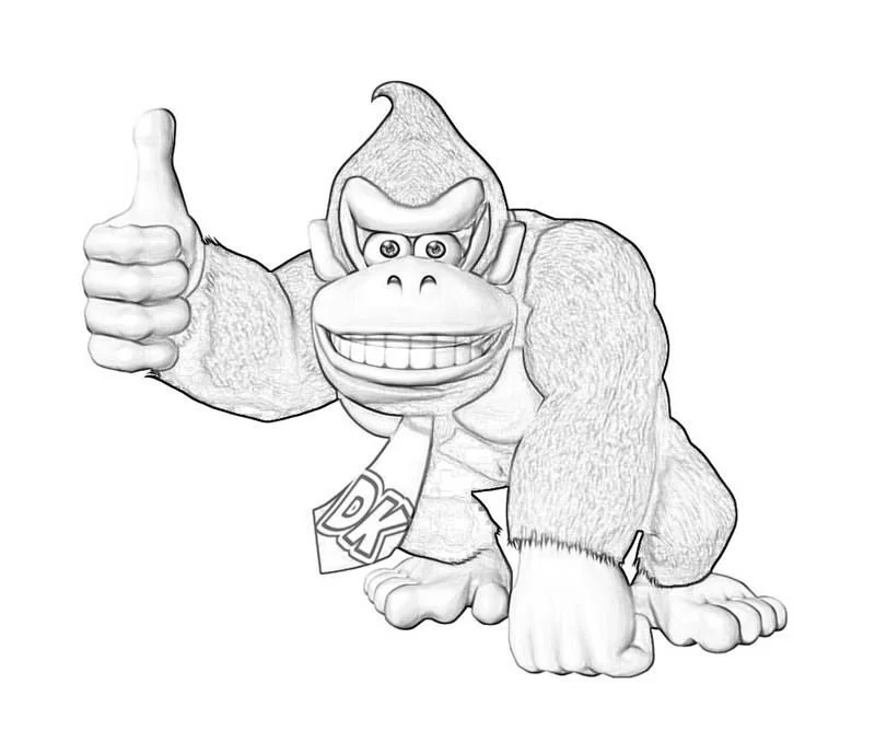 Donkey Kong Ausmalbilder