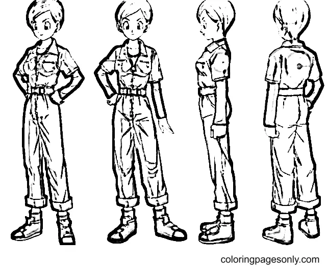 Dragon Ball Super Super Hero Para Colorear 19