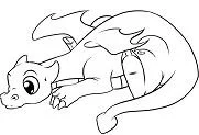 Dragon Coloring Pages 23