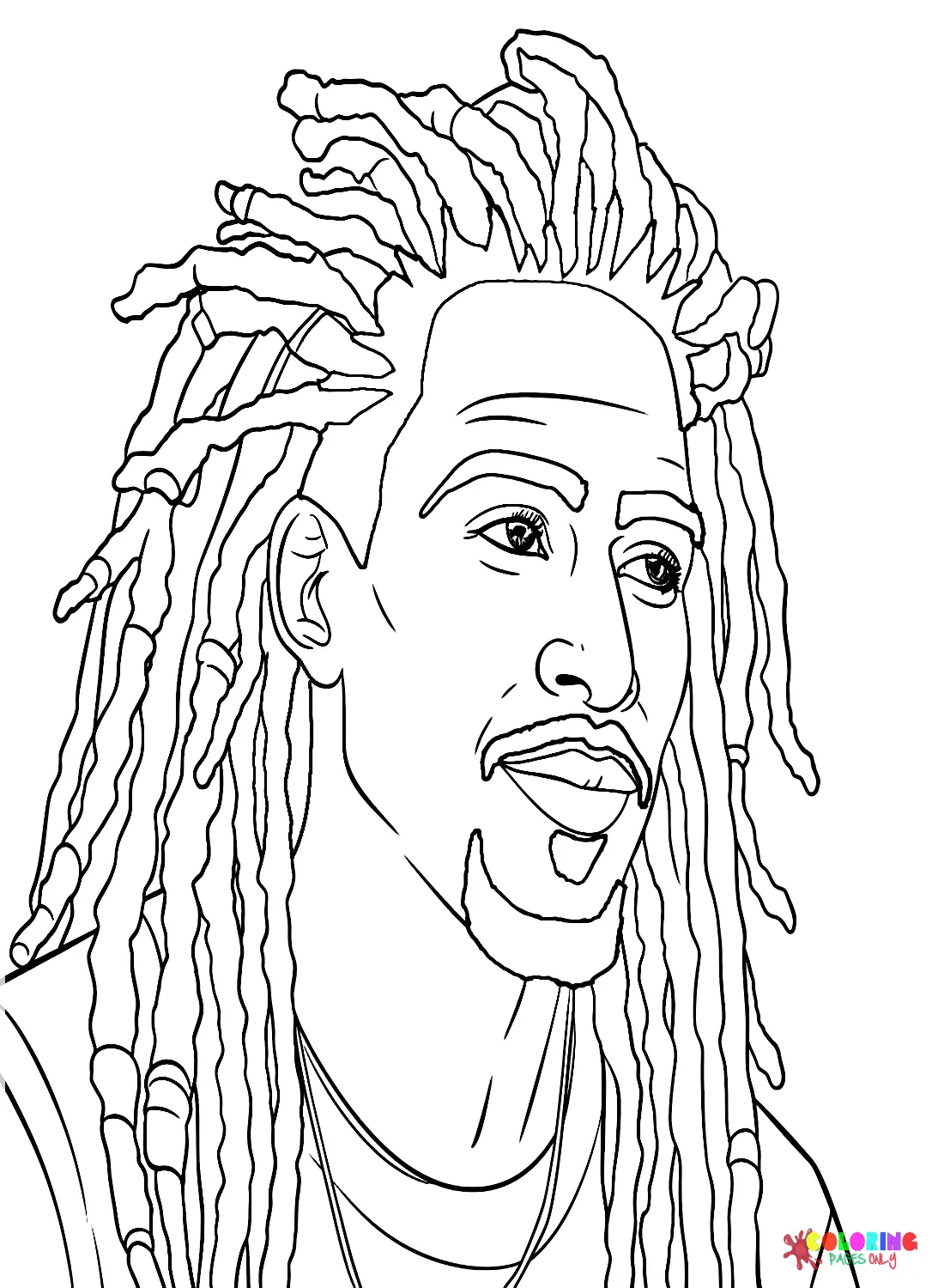 Dreadlocks Ausmalbilder 10