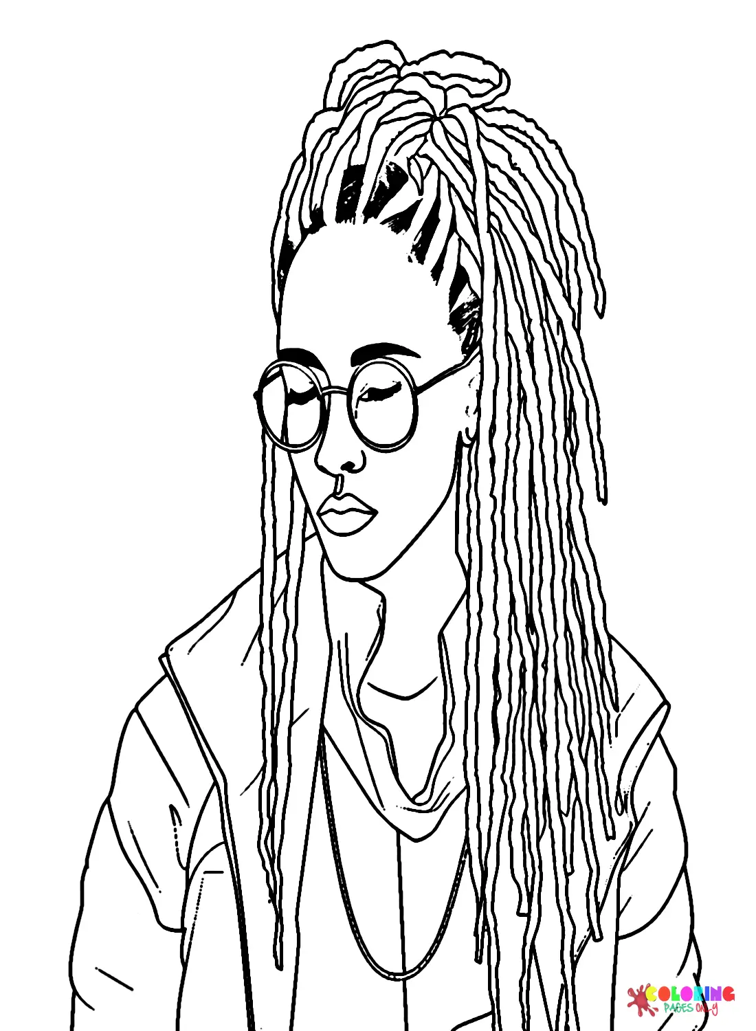 Dreadlocks Ausmalbilder 14