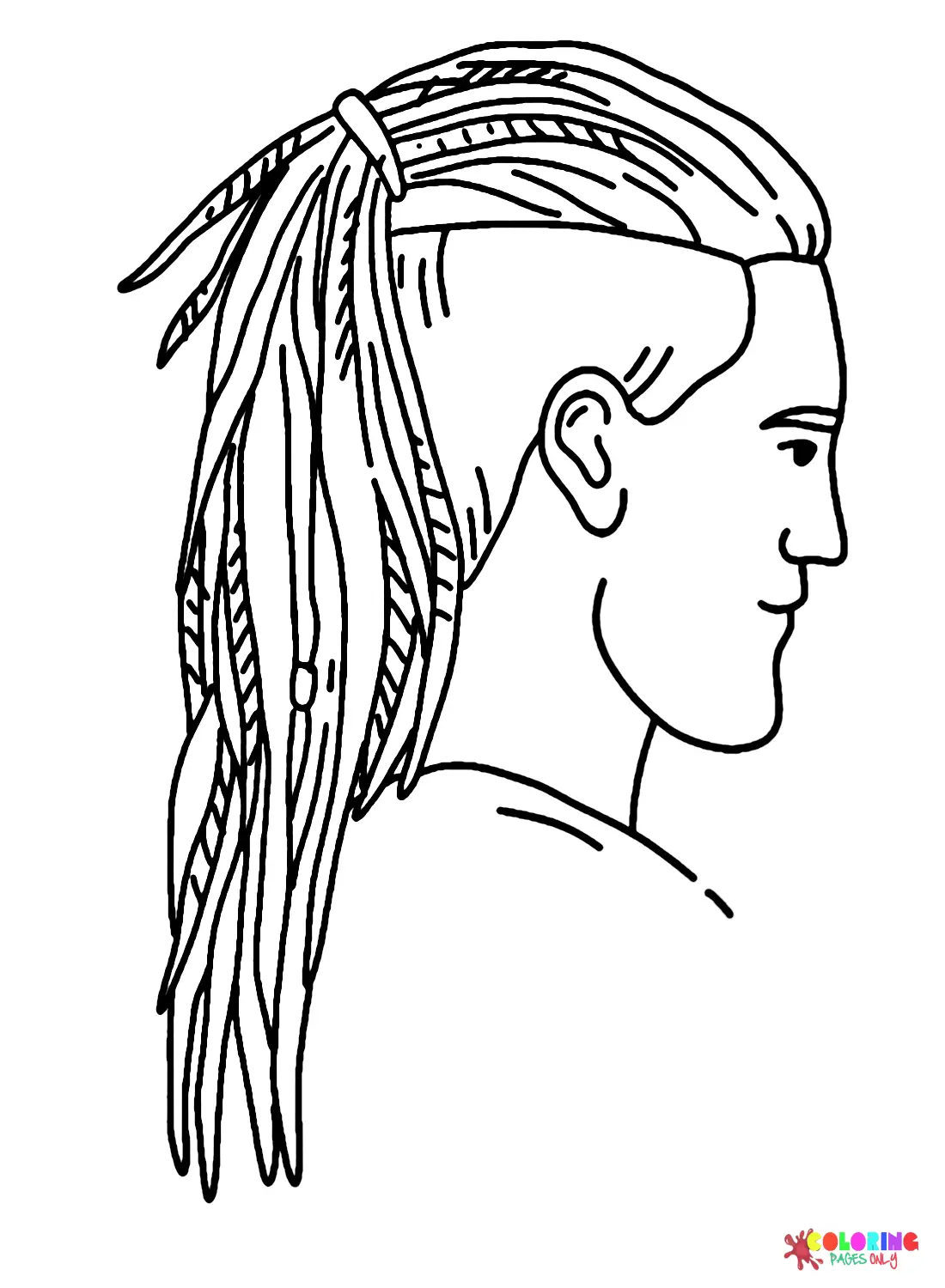 Dreadlocks Ausmalbilder 15