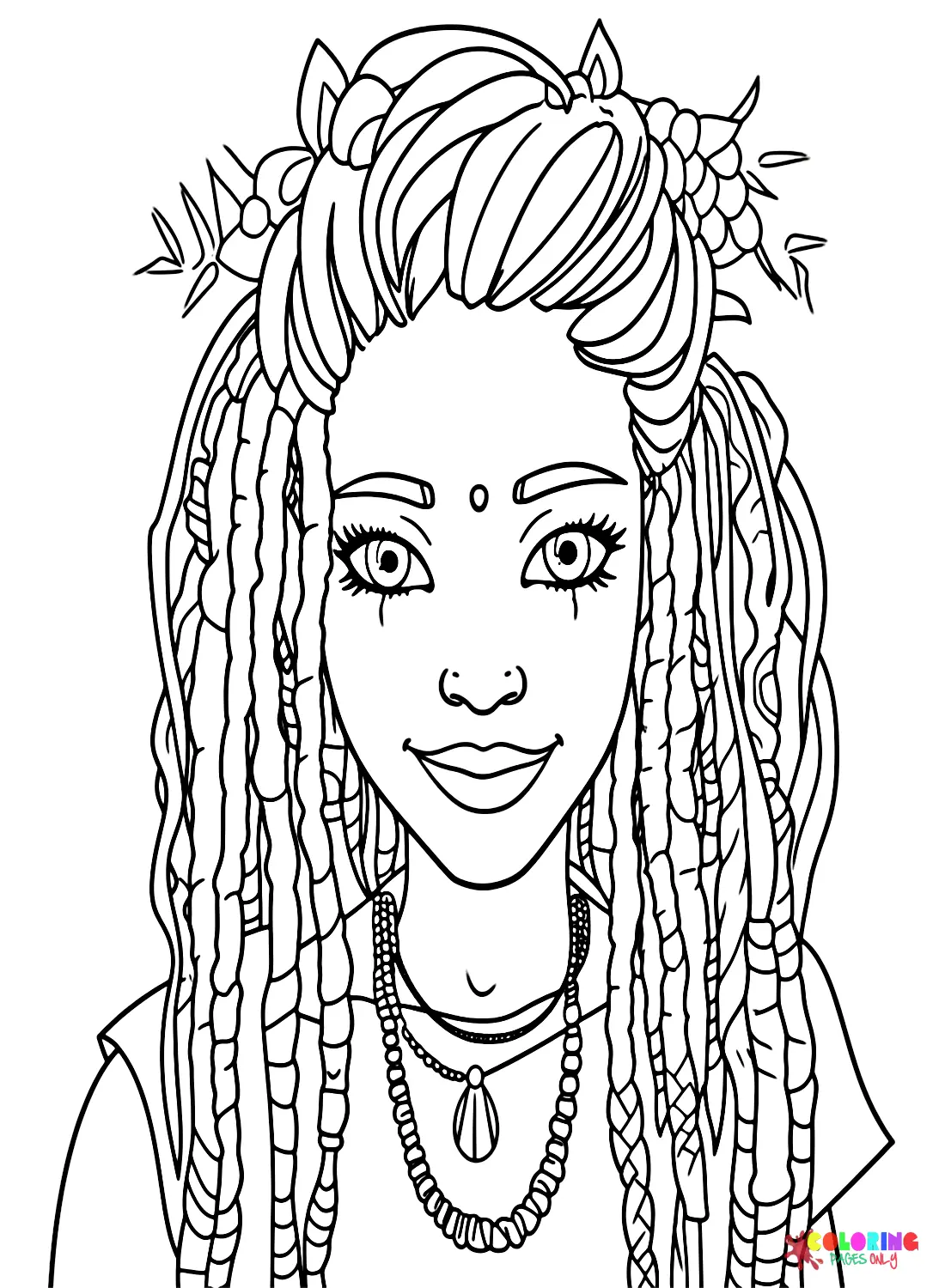 Dreadlocks Ausmalbilder 18