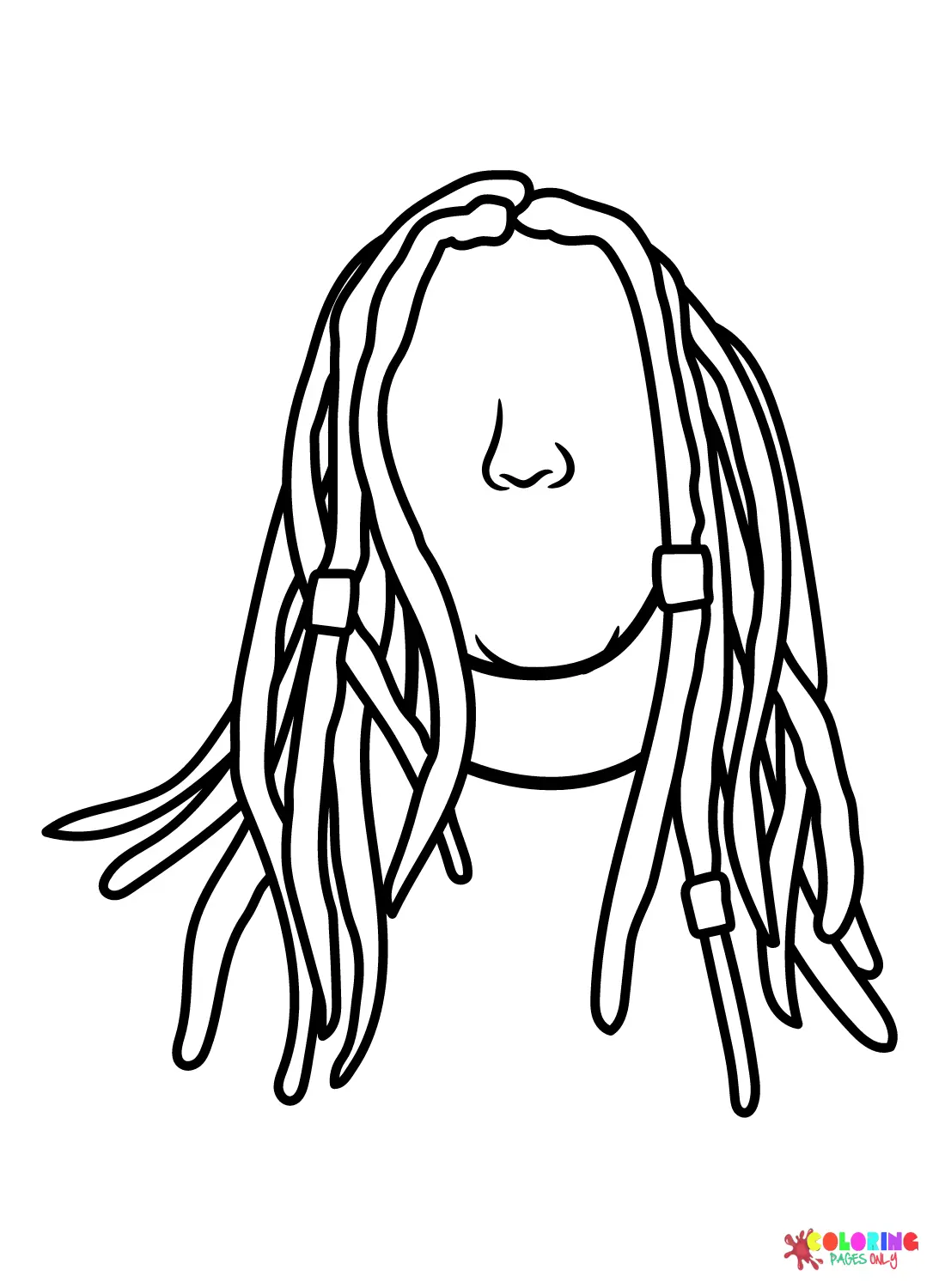 Dreadlocks Ausmalbilder 19