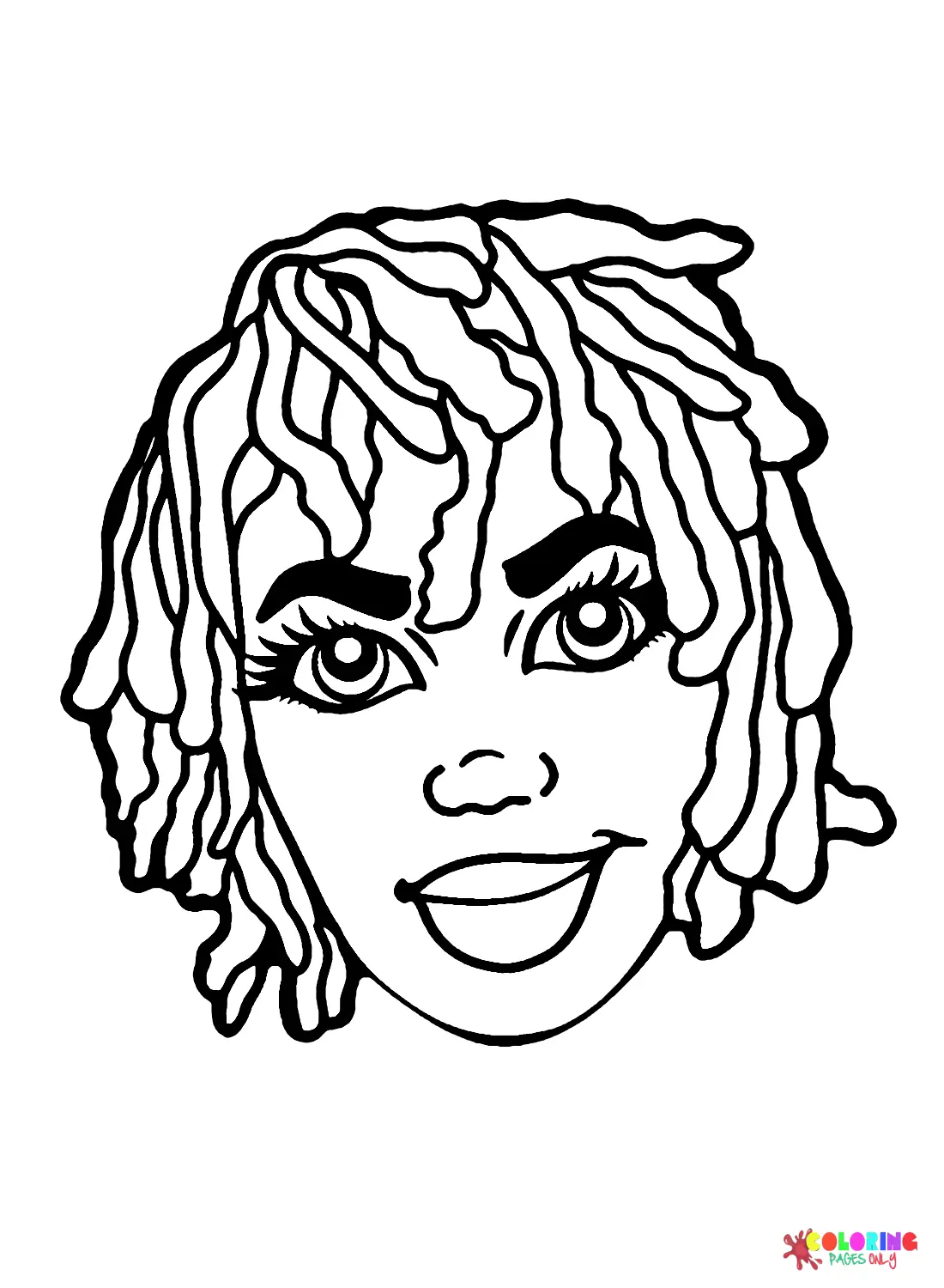 Dreadlocks Ausmalbilder 5