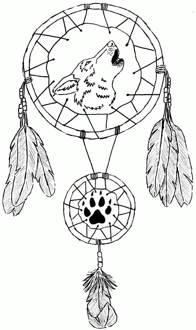 Dream Catcher Coloring Pages 8
