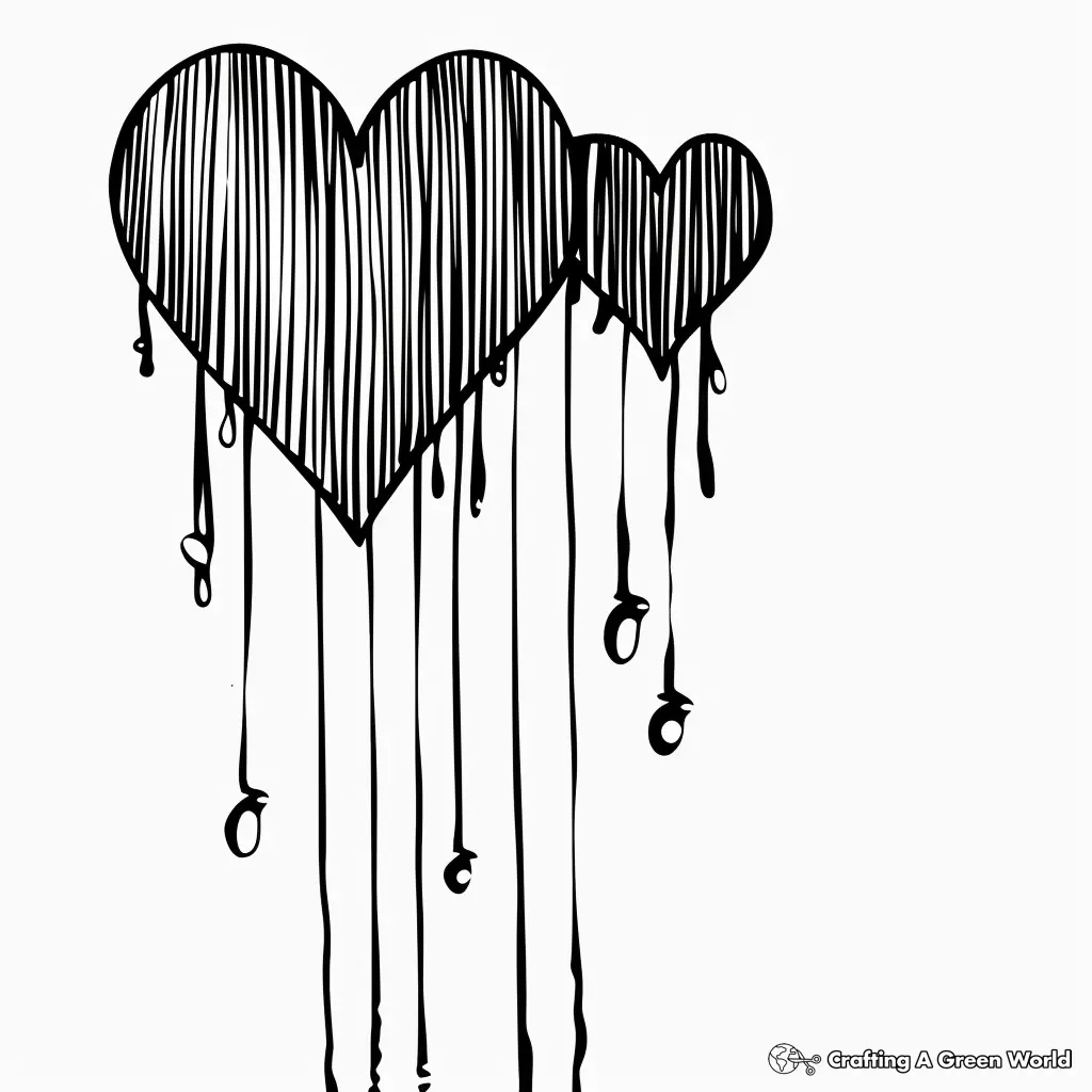 Drip Coloring Pages