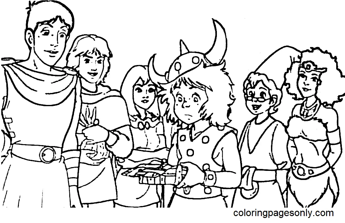 Dungeons and Dragons Ausmalbilder 39