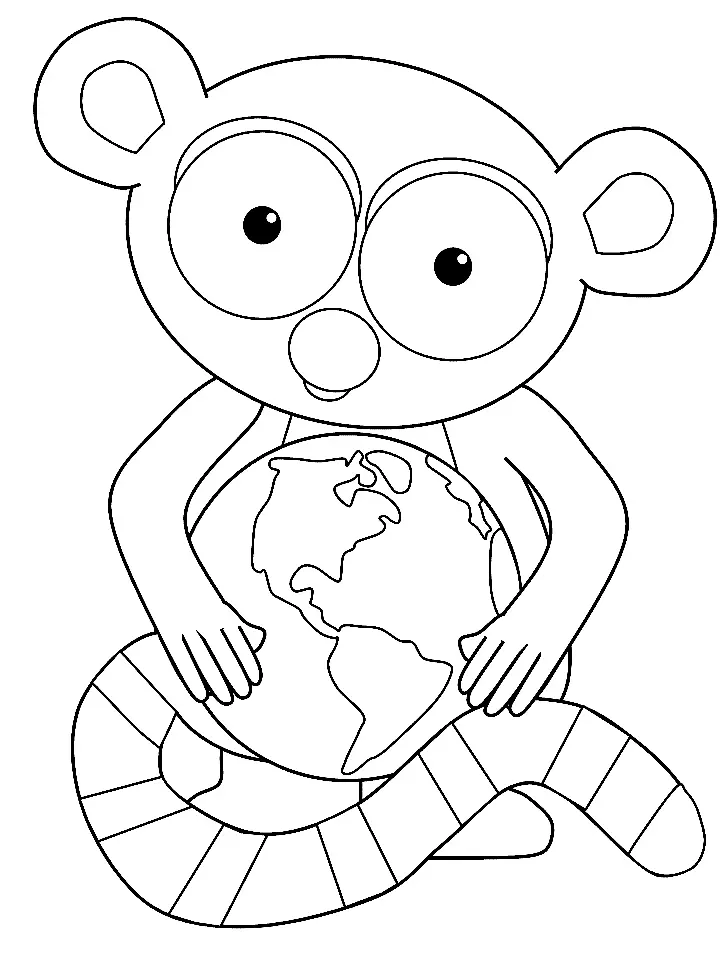 Earth Coloring Pages