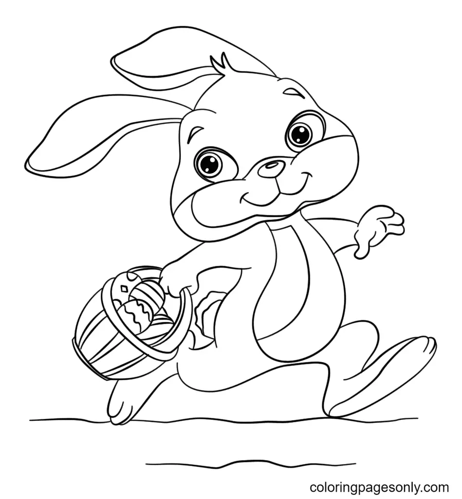 Osterhase Ausmalbilder 44