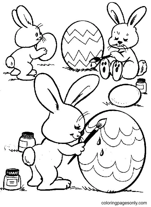 Osterhase Ausmalbilder 58