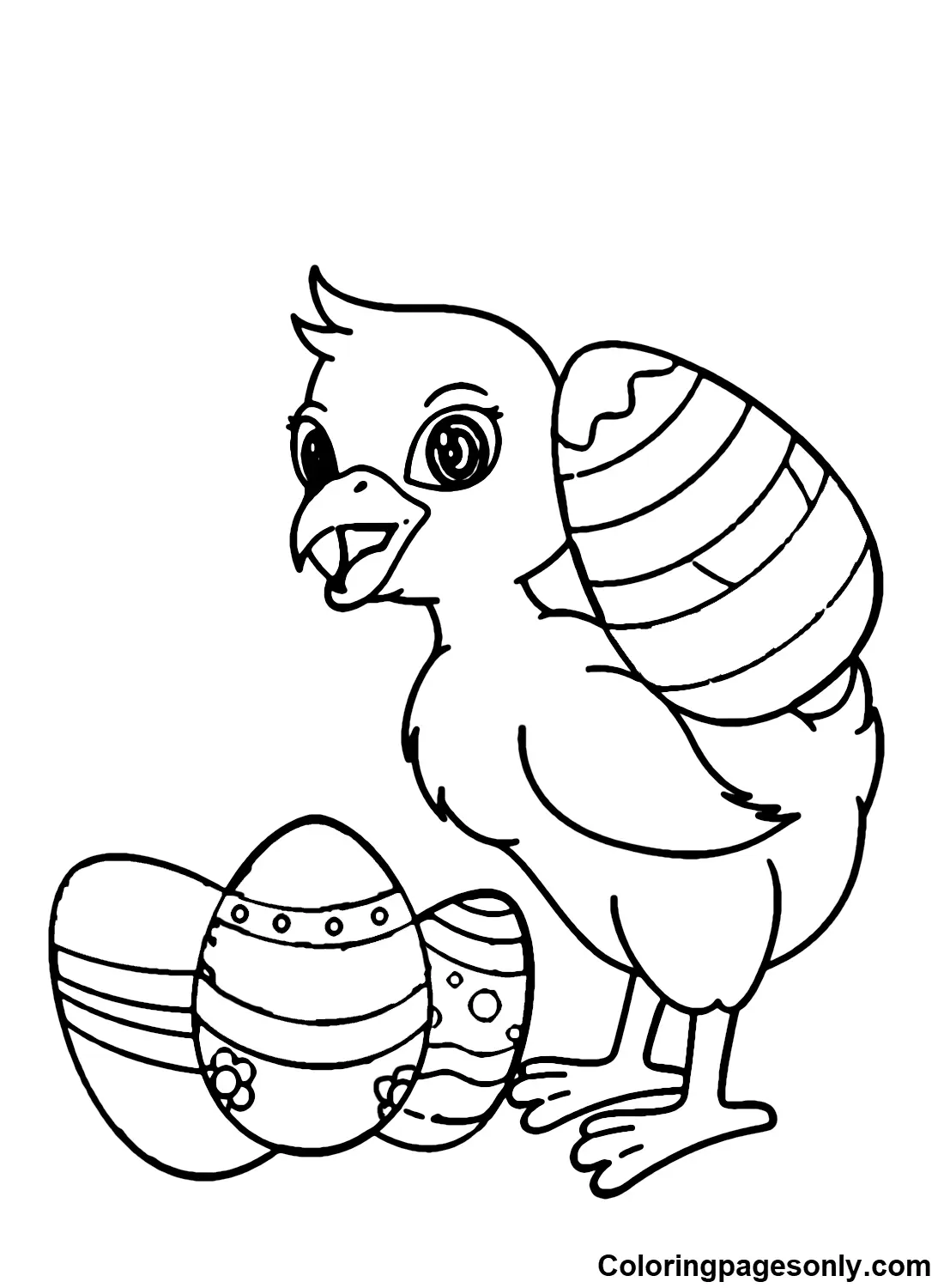 Osterküken Ausmalbilder 23