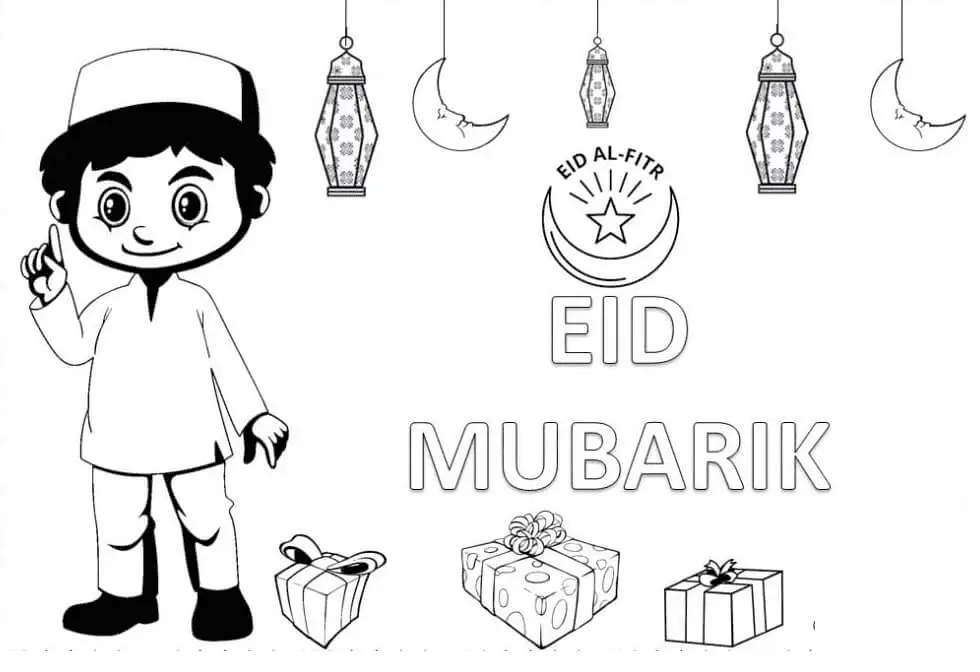Eid Al Fitr Coloring Pages 23