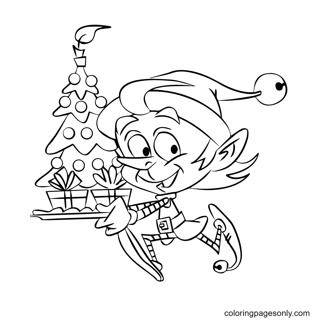 Ausmalbilder Elf