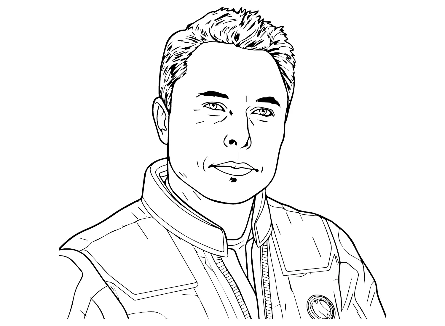 Elon Musk Ausmalbilder