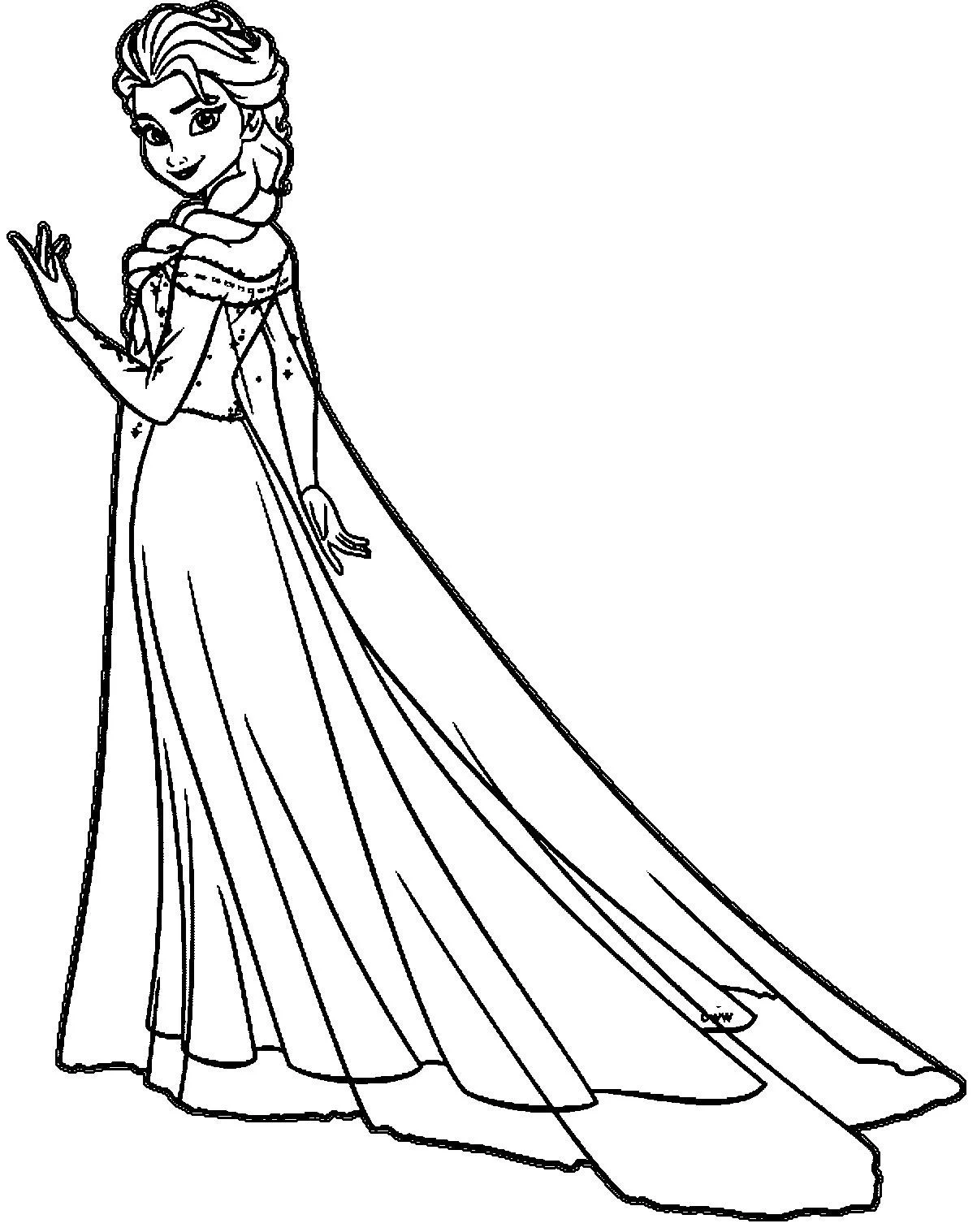 Elsa Ausmalbilder 3