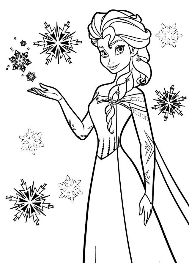 Elsa Ausmalbilder 4