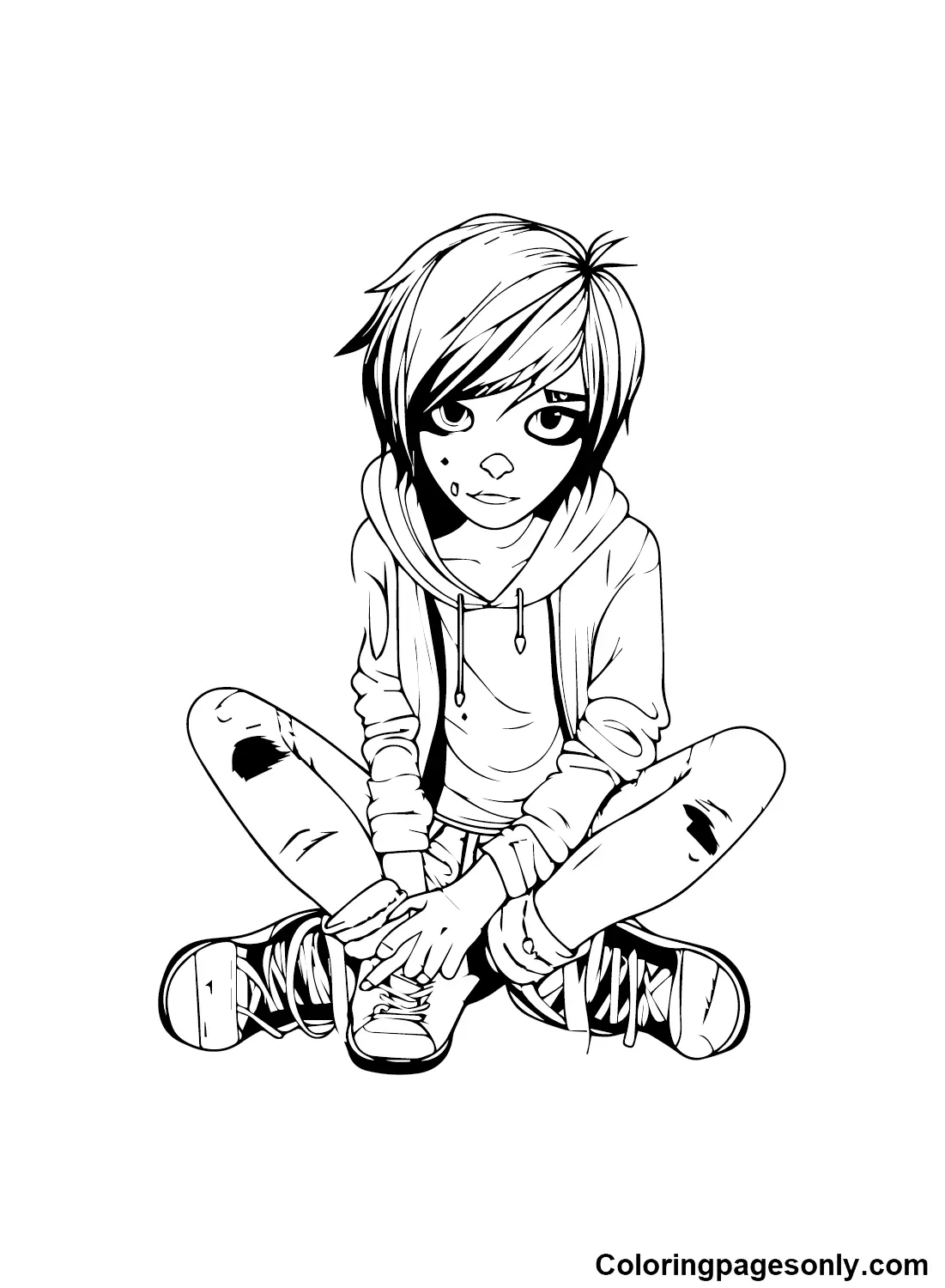 Emo Ausmalbilder 10