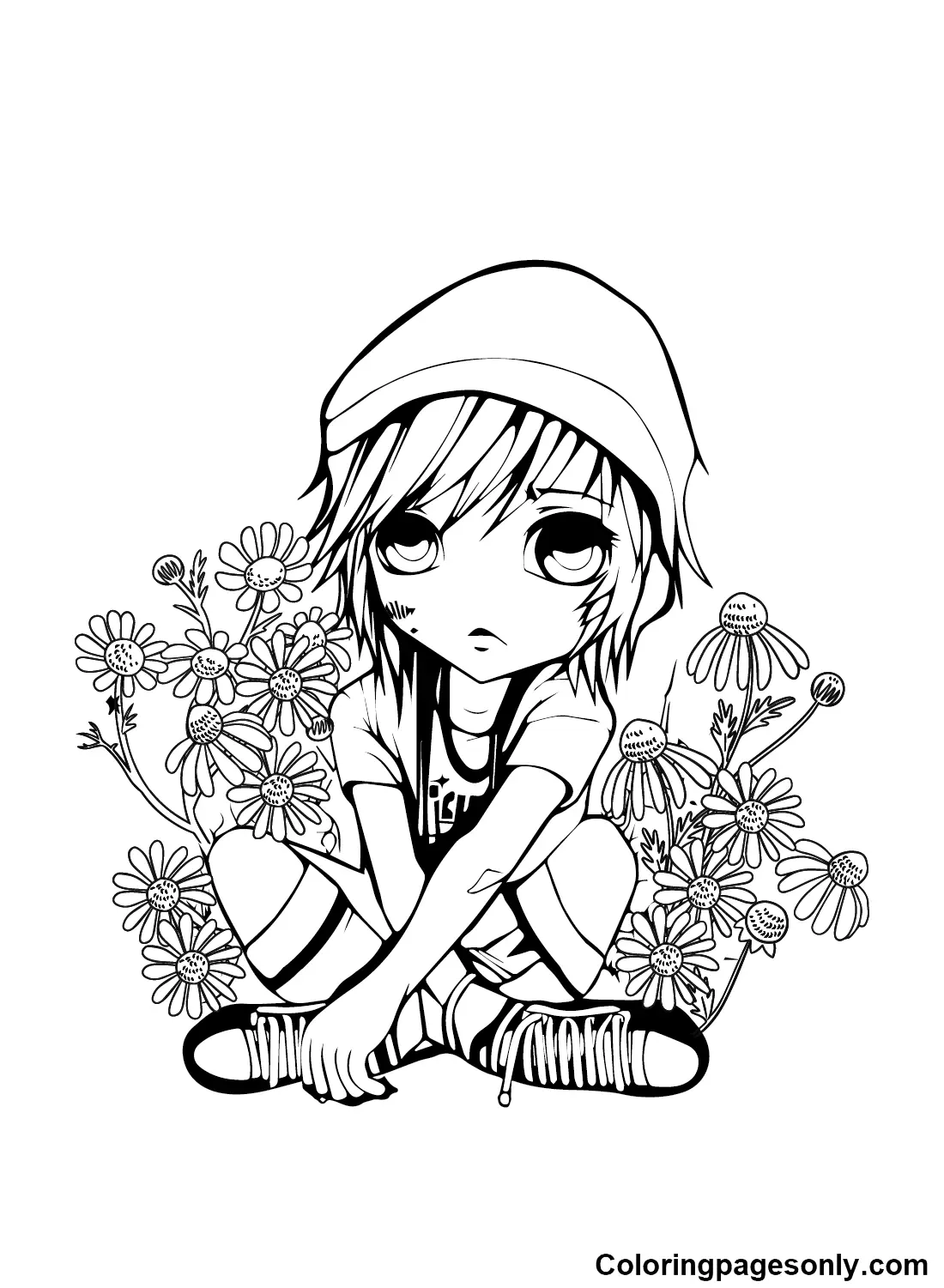 Emo Ausmalbilder 6