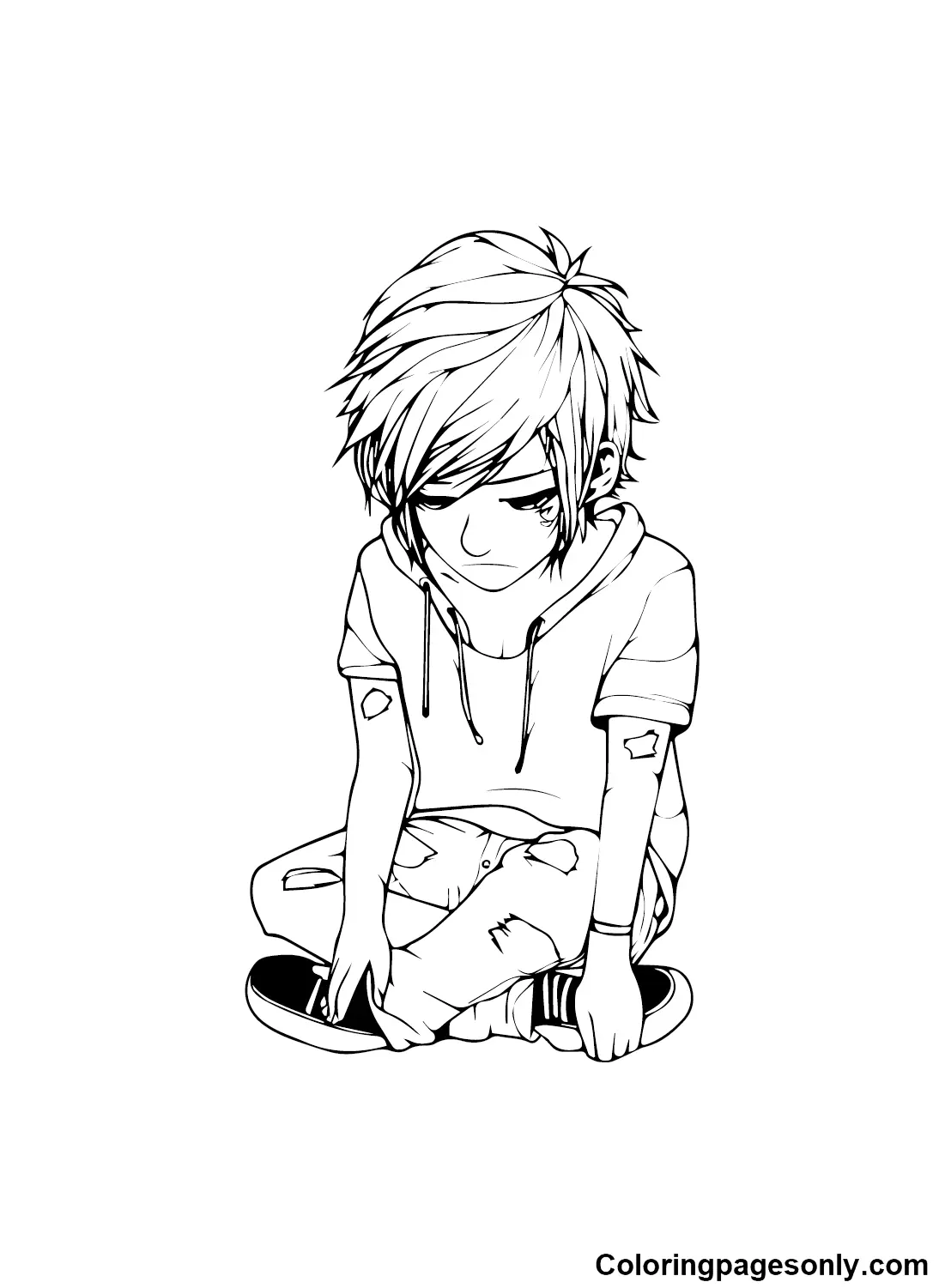 Emo Ausmalbilder 7