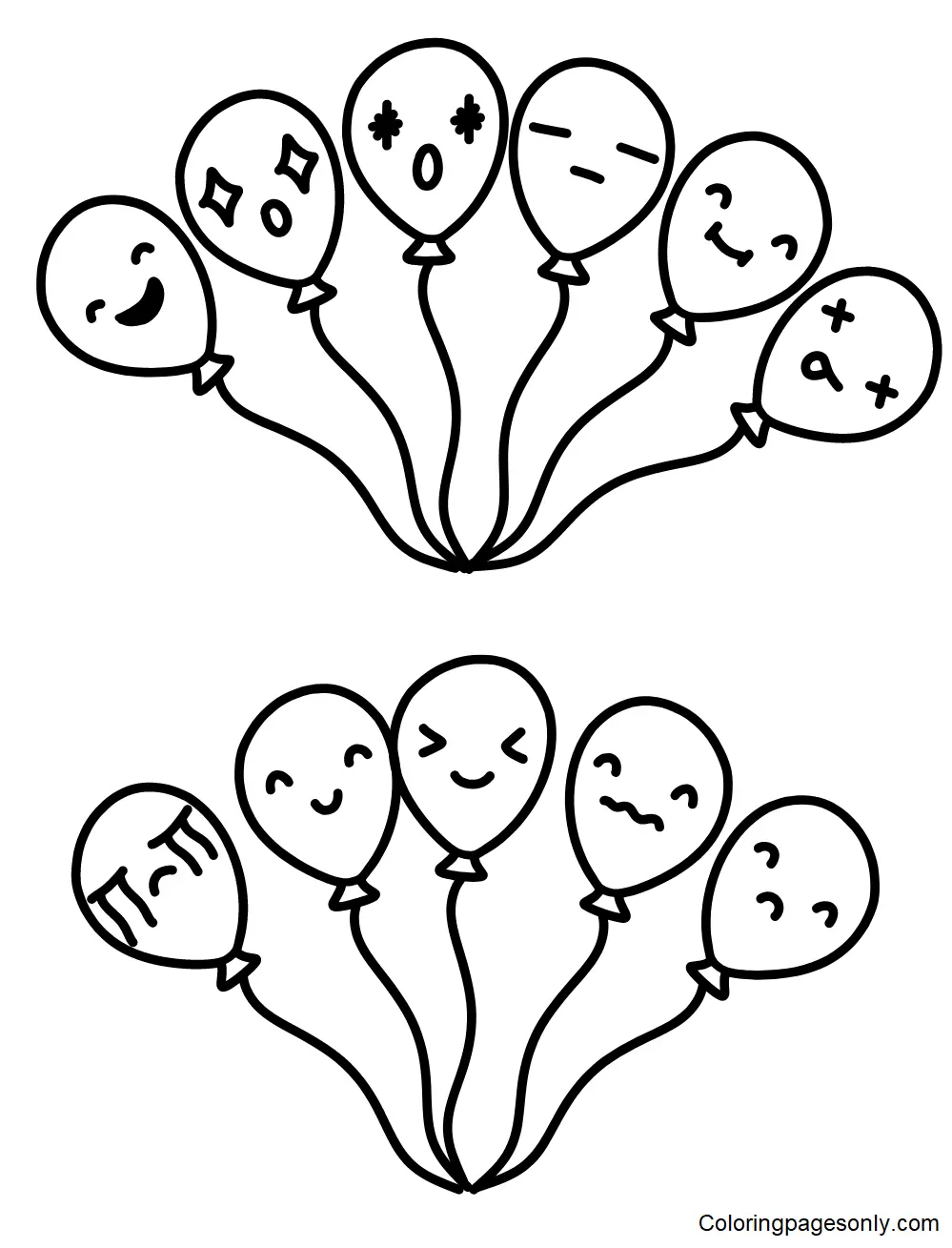 Emotions Coloring Pages 11