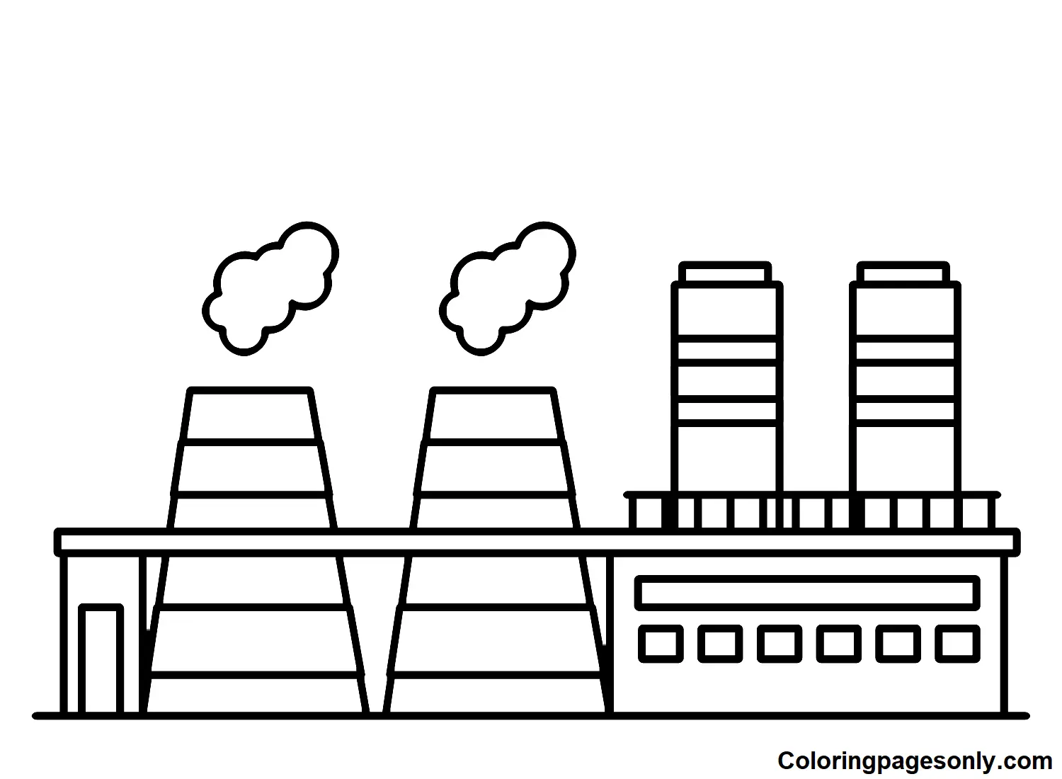 Factory Coloring Pages 10