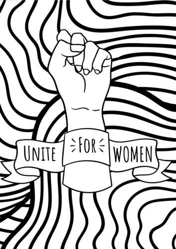 Feminism Coloring Pages 19